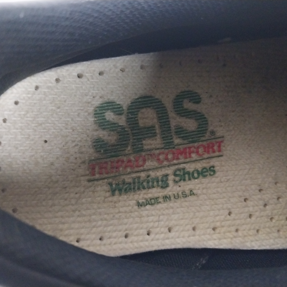 SAS Free Time Size 6.5 Leather Black Espadrilles for Women. Made In USA - Picture 13 of 13